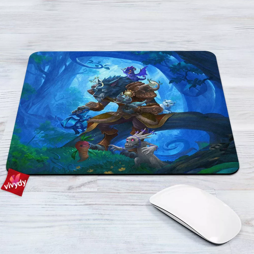 Worgen Warcraft Mouse Pad