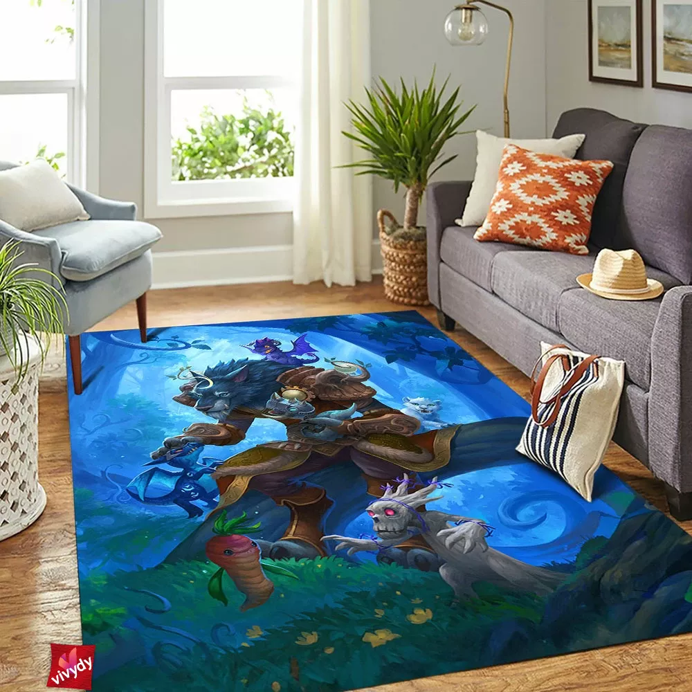 Worgen Warcraft Rectangle Rug