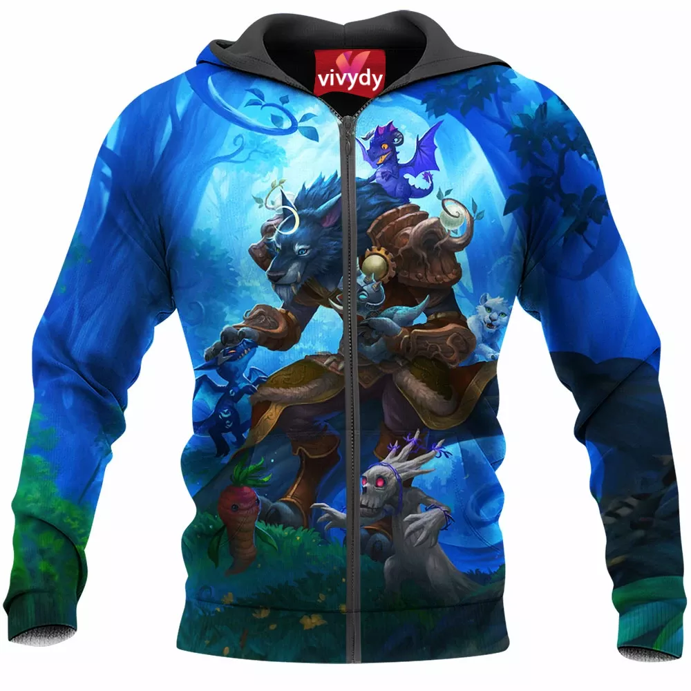 Worgen Warcraft Zip Hoodie