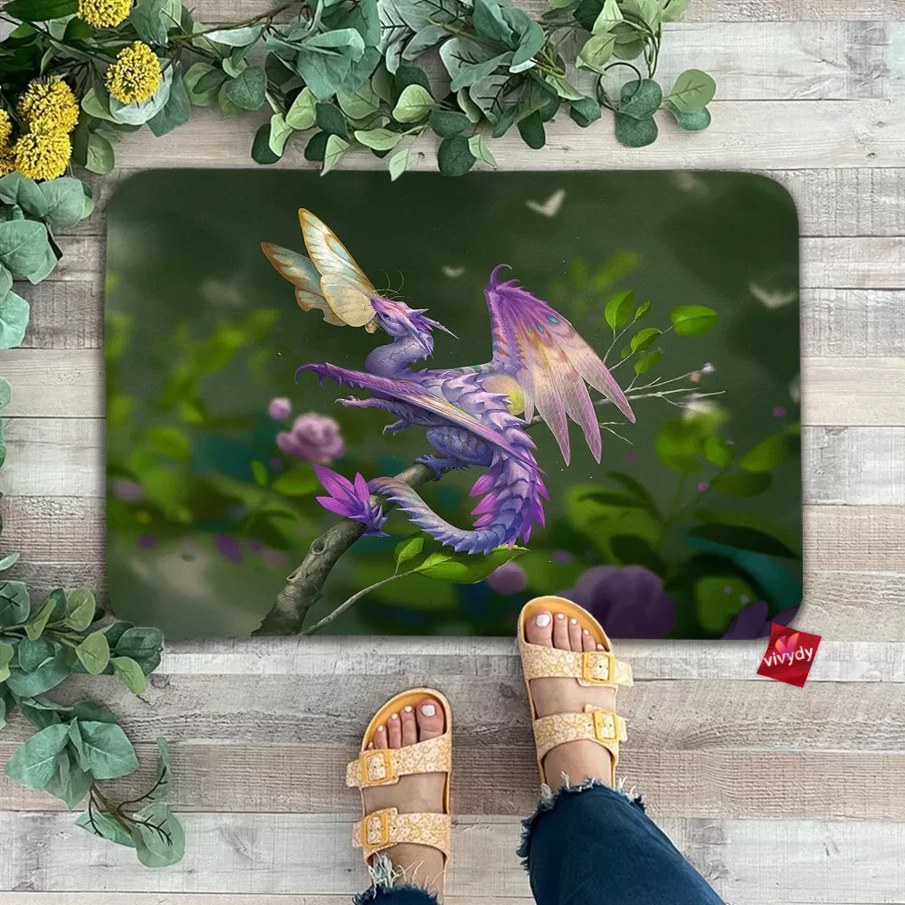 Flower Mantis Dragon Doormat