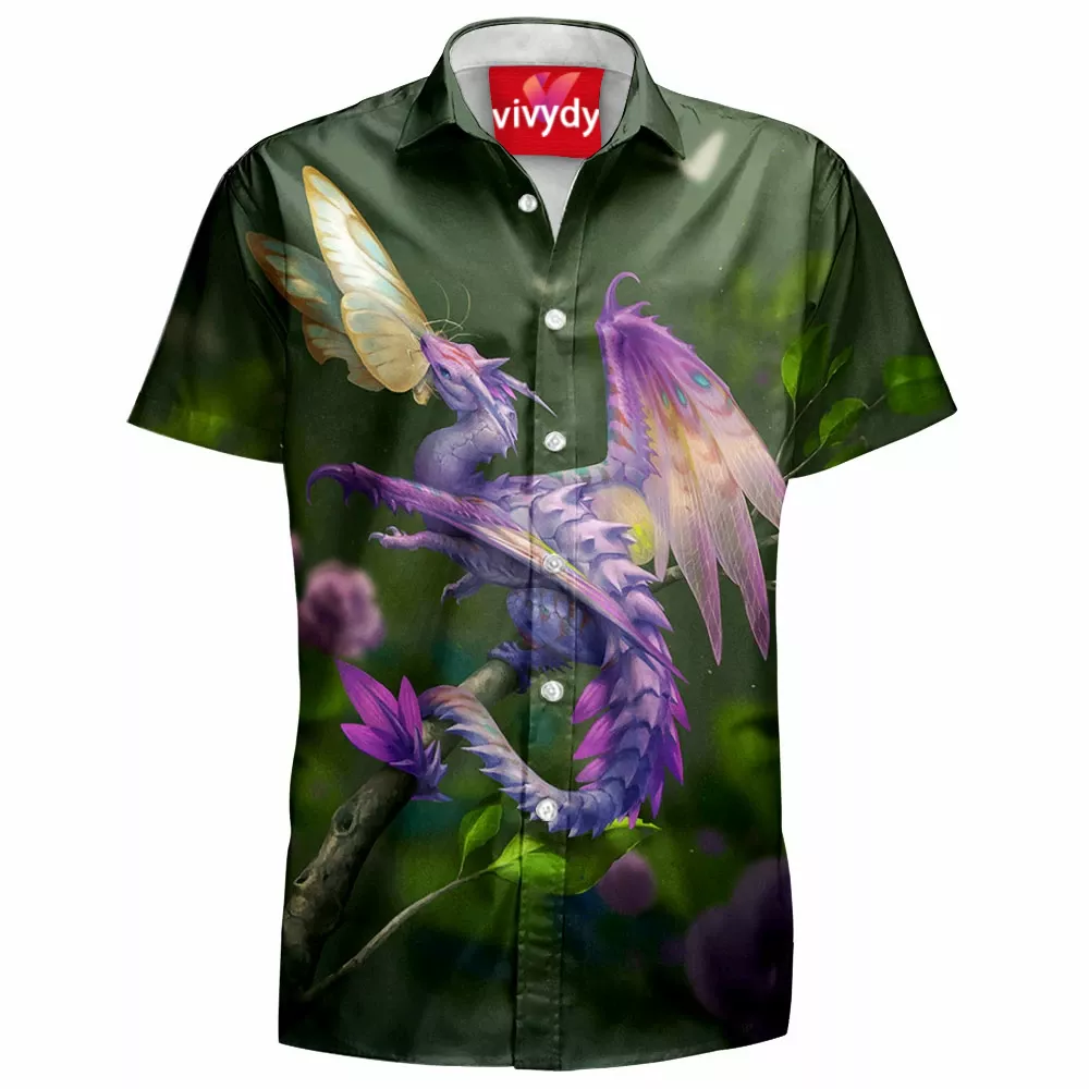 Flower Mantis Dragon Hawaiian Shirt