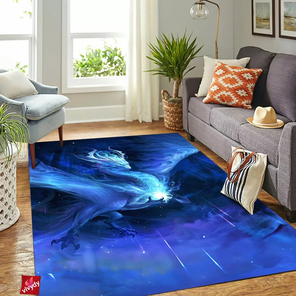 Meteor Dragon Cosmos Rectangle Rug