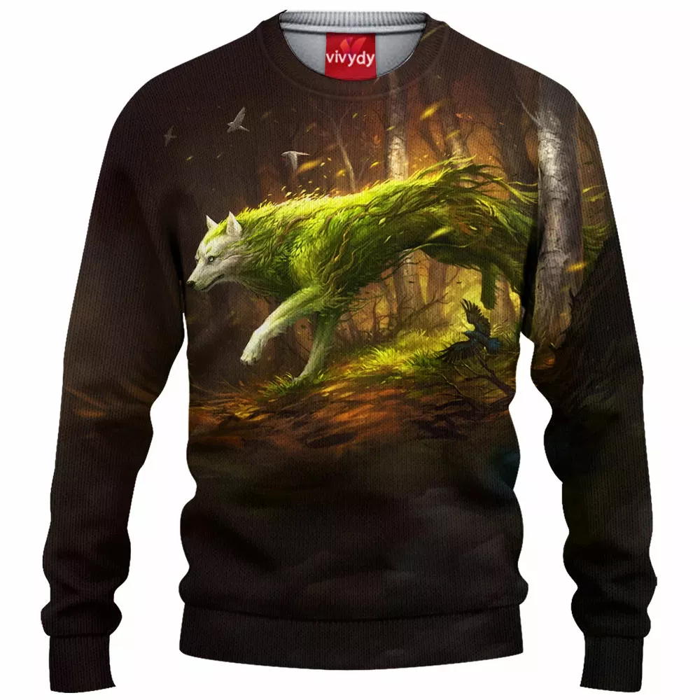 Spirit Wolf Knitted Sweater