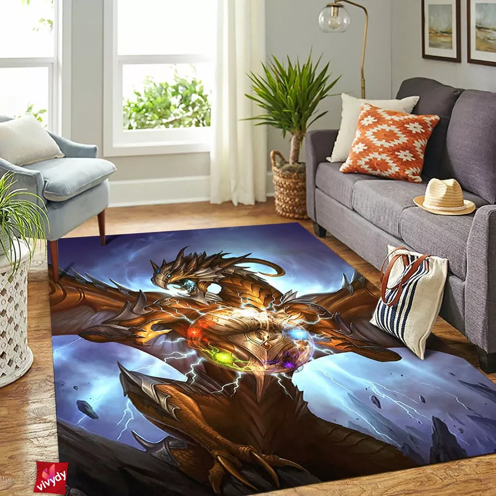 Artifact Dragon Rectangle Rug