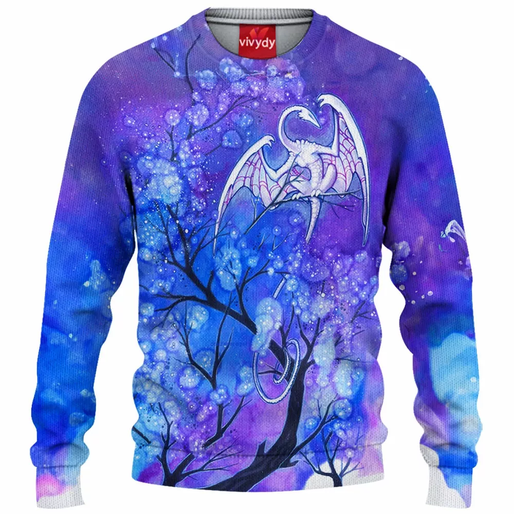 Sky Tree Dragon Knitted Sweater