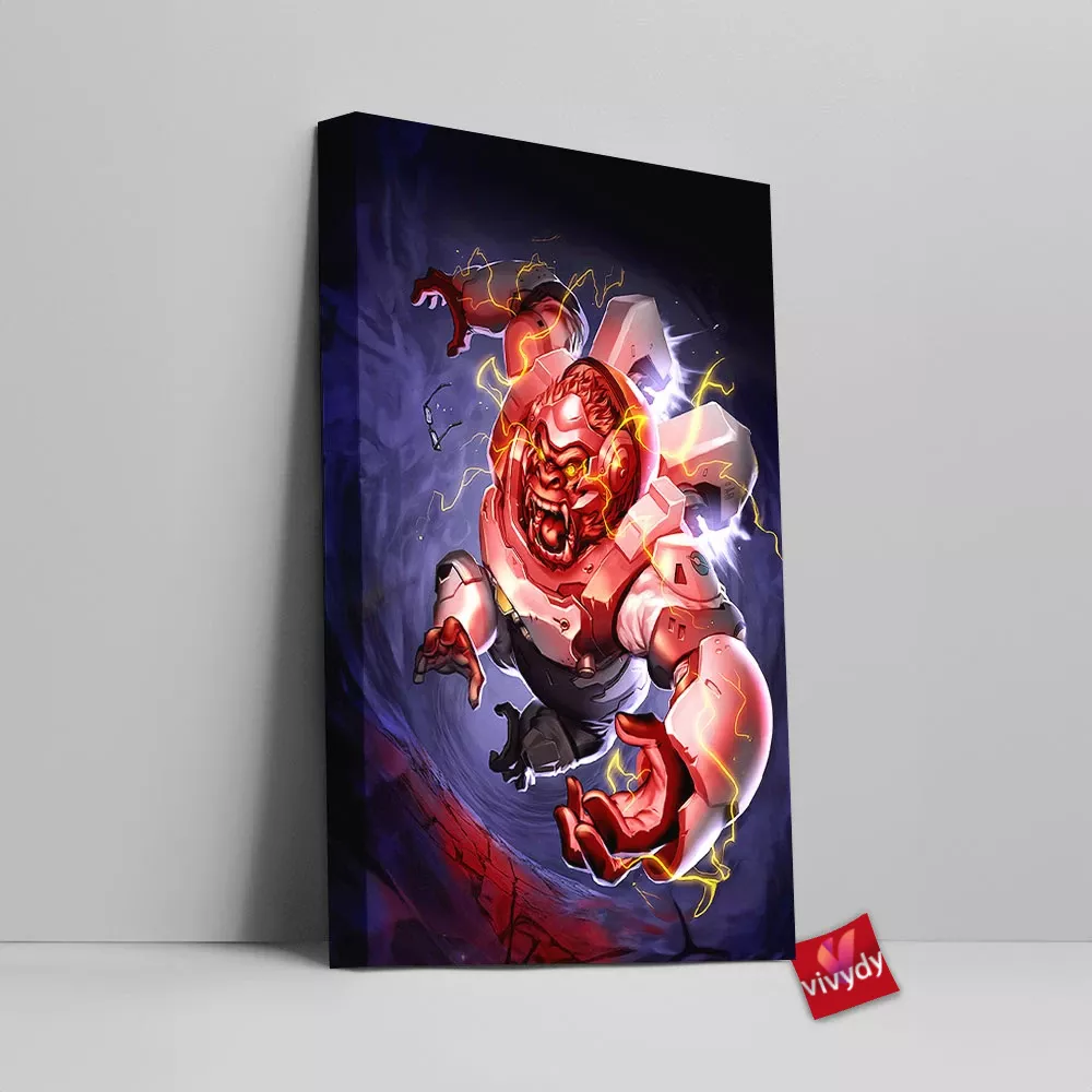 Winston Overwatch Canvas Wall Art