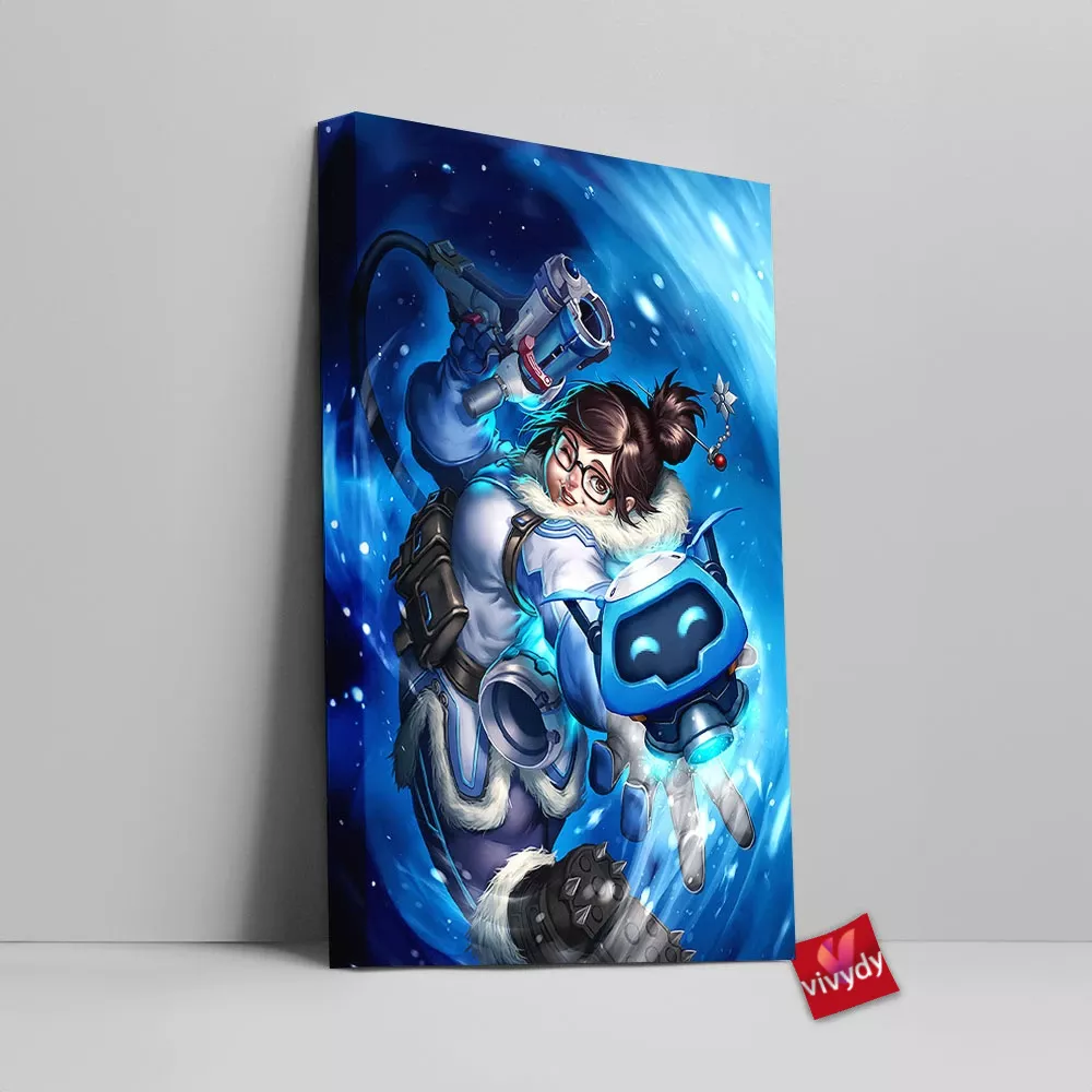 Mei Overwatch Canvas Wall Art