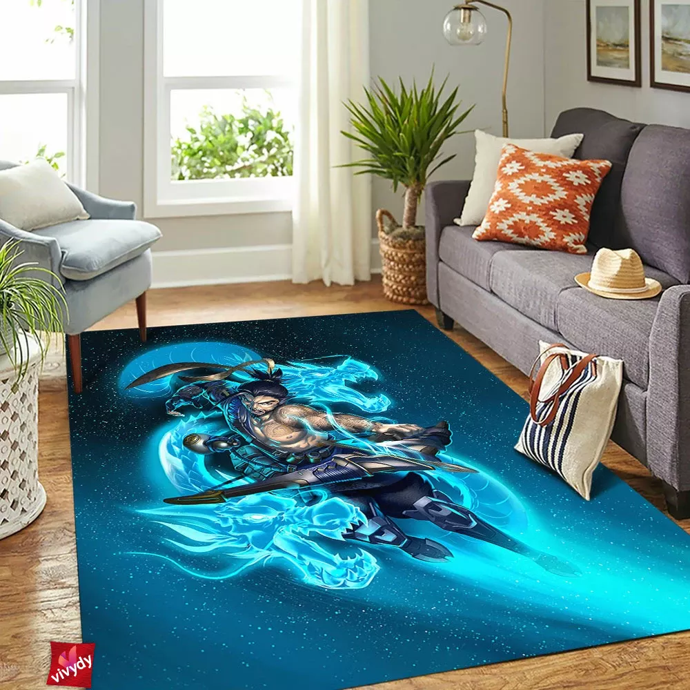 Hanzo Overwatch Rectangle Rug