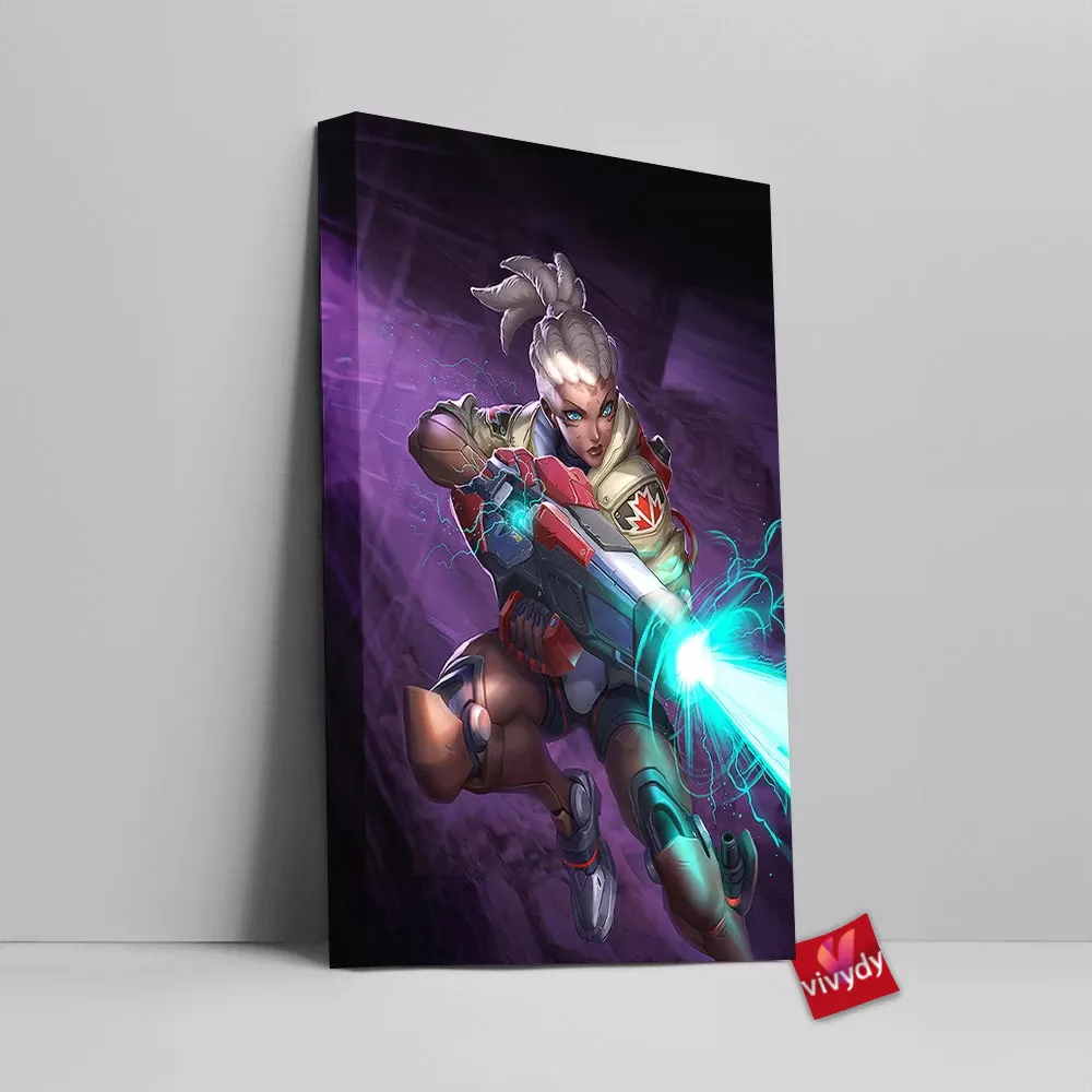 Sojourn Overwatch Canvas Wall Art