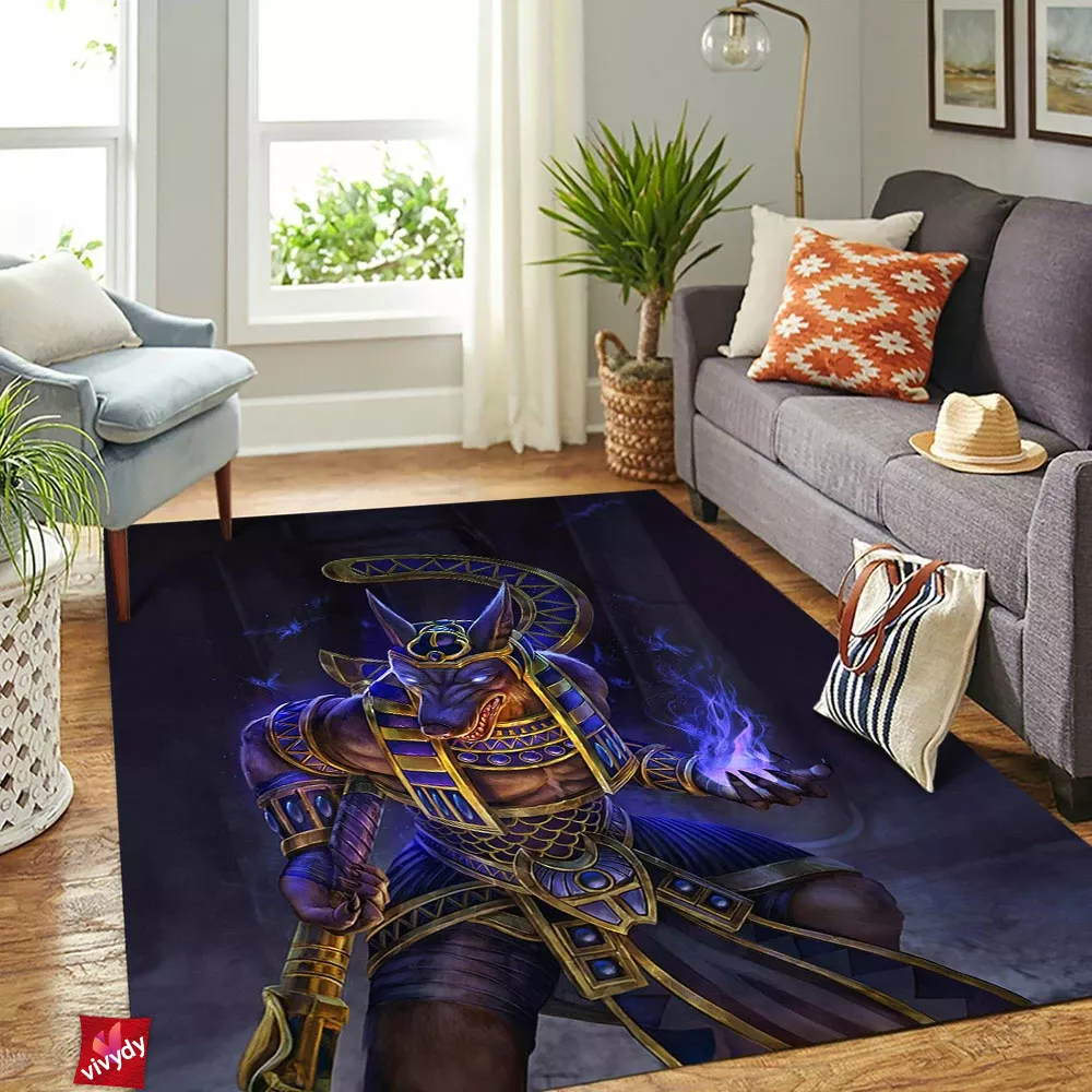 Anubis Smite Rectangle Rug