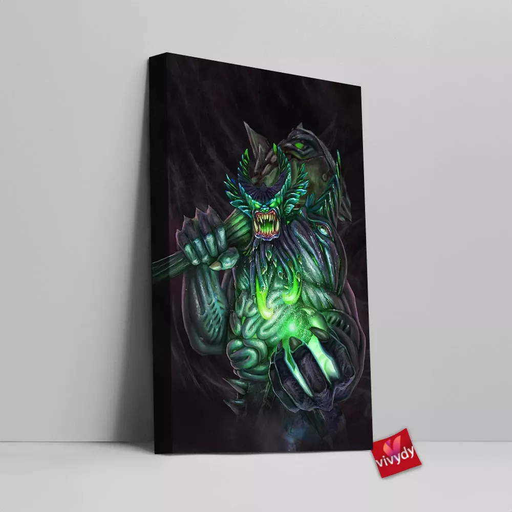 Cacodemon Smite Canvas Wall Art