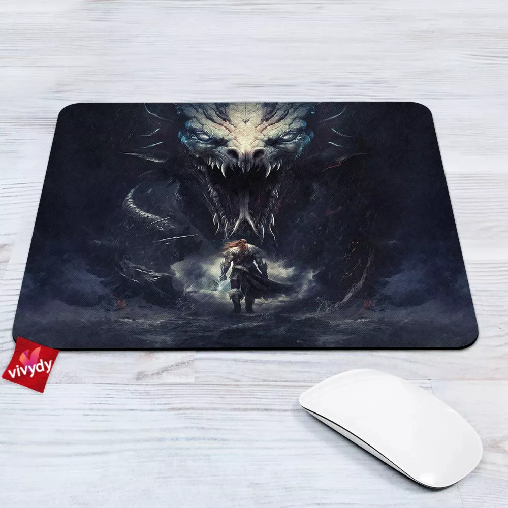 Thor Jormungr Mouse Pad