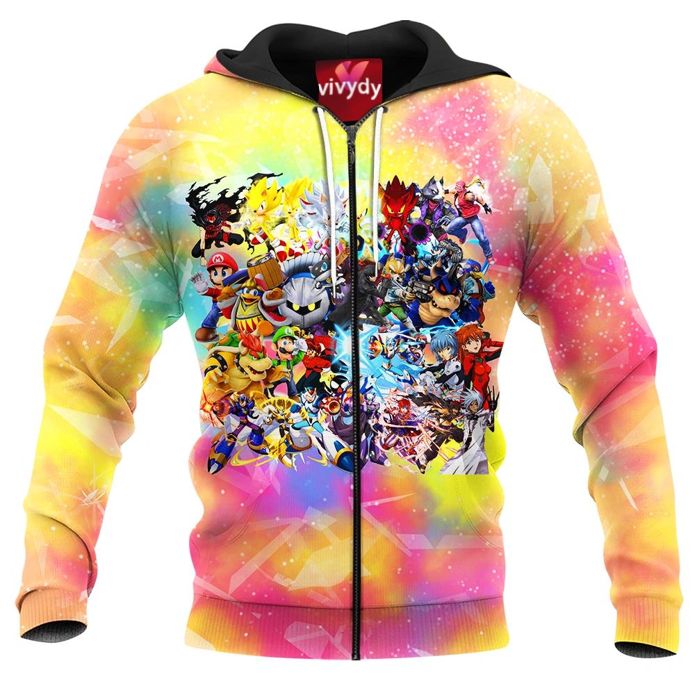 Super Smash Bros Zip Hoodie