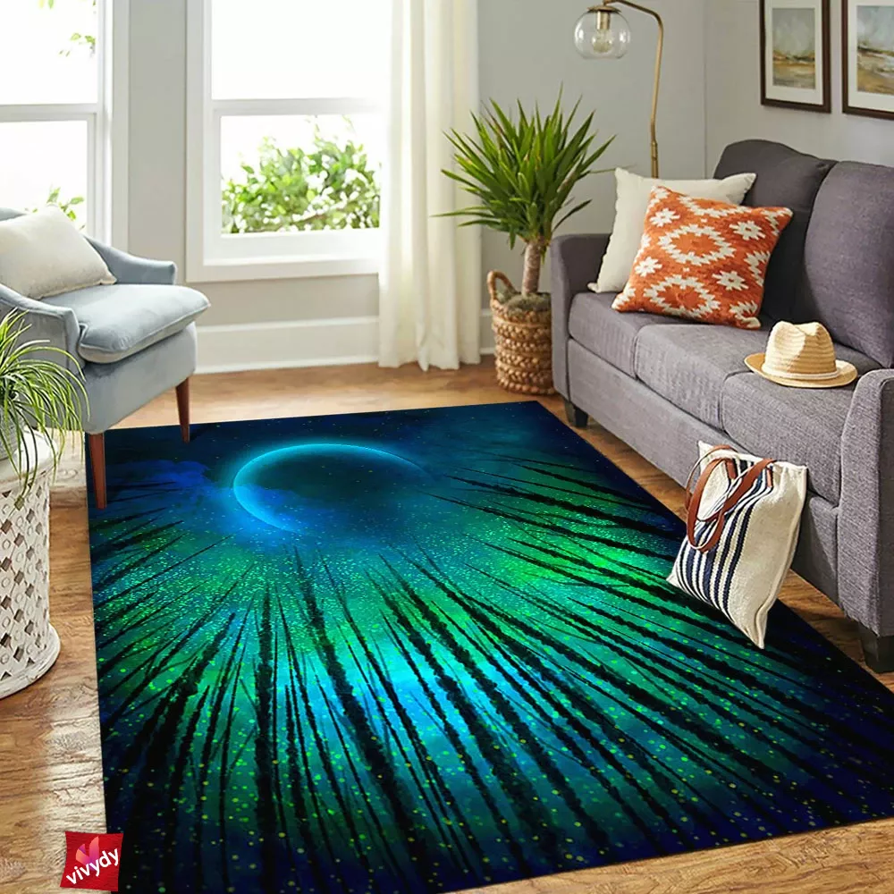 Galaxy Forest Rectangle Rug