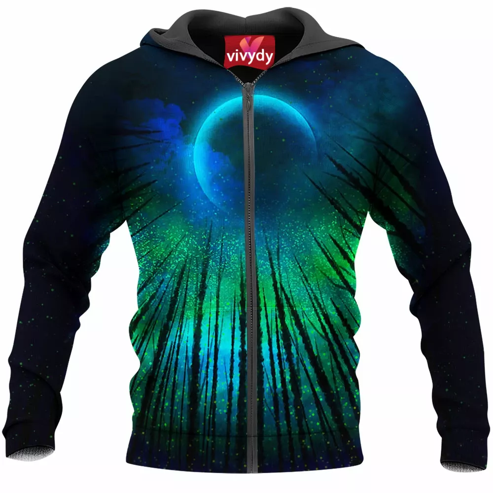 Galaxy Forest Zip Hoodie