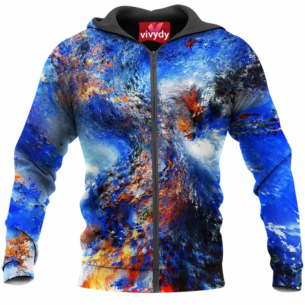 Autumn Whirlwinds Zip Hoodie