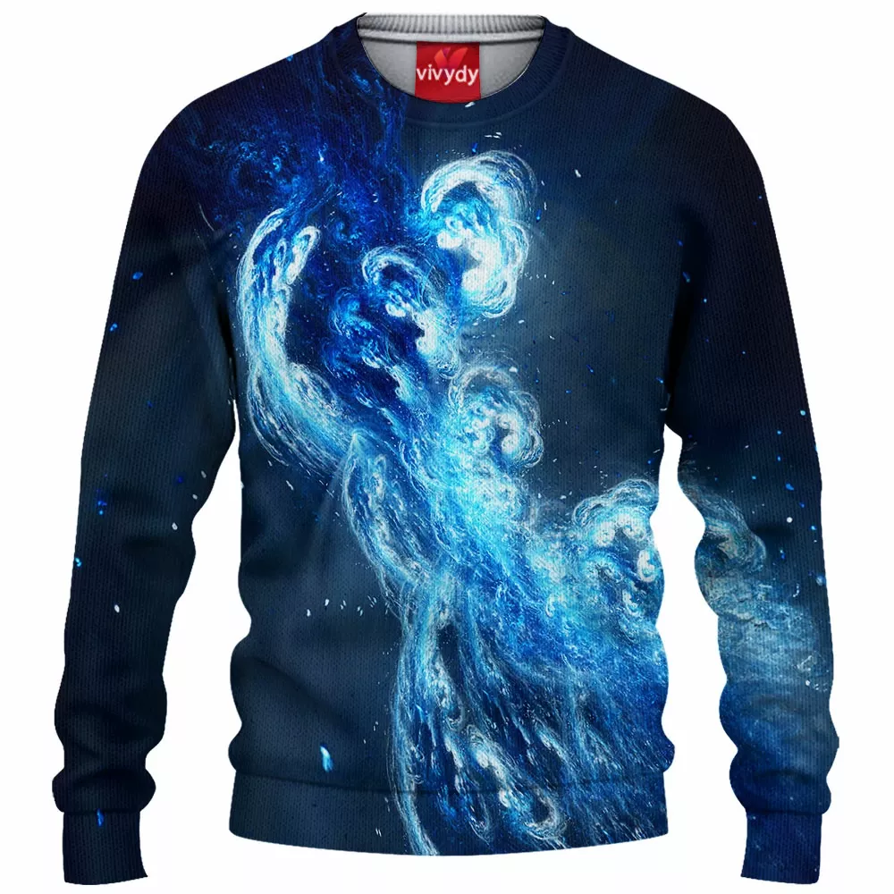 Frozen Splash Knitted Sweater