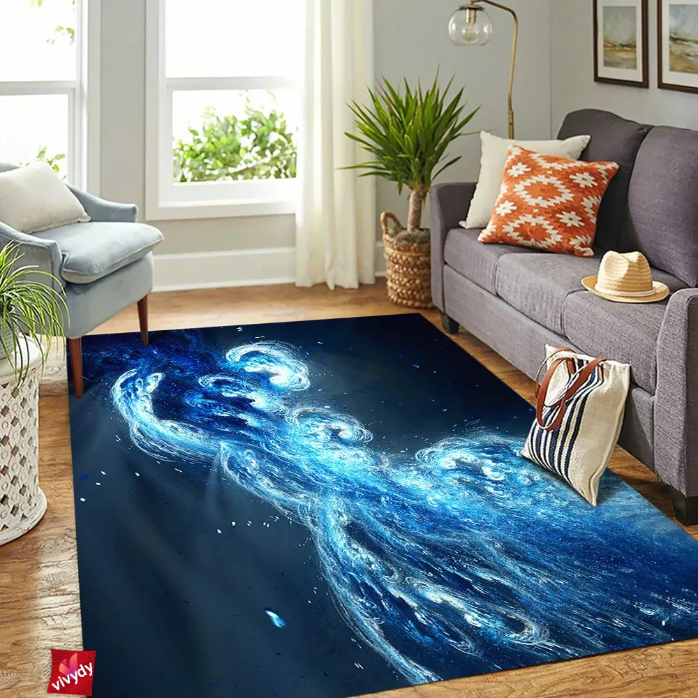 Frozen Splash Rectangle Rug