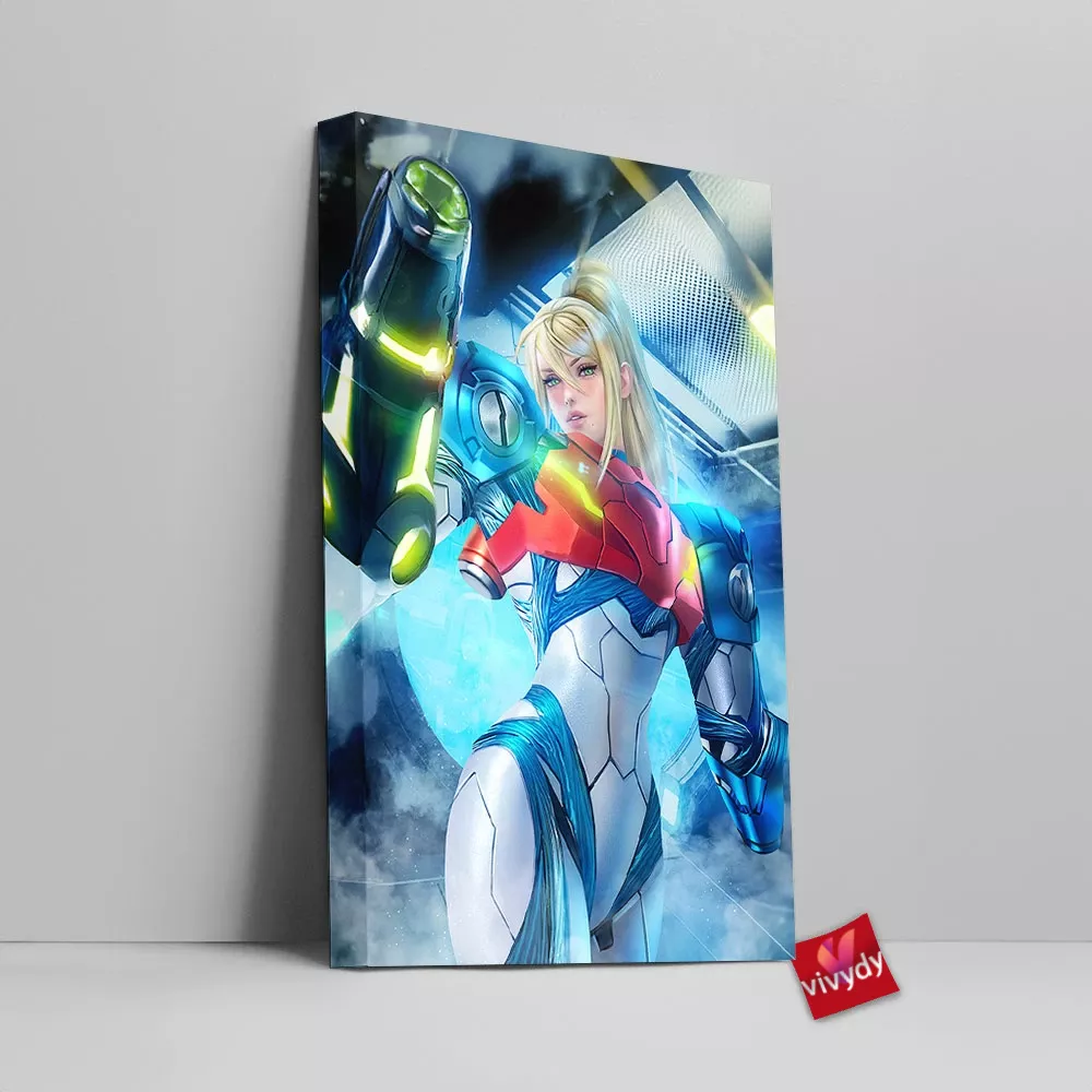 Samus Aran Canvas Wall Art