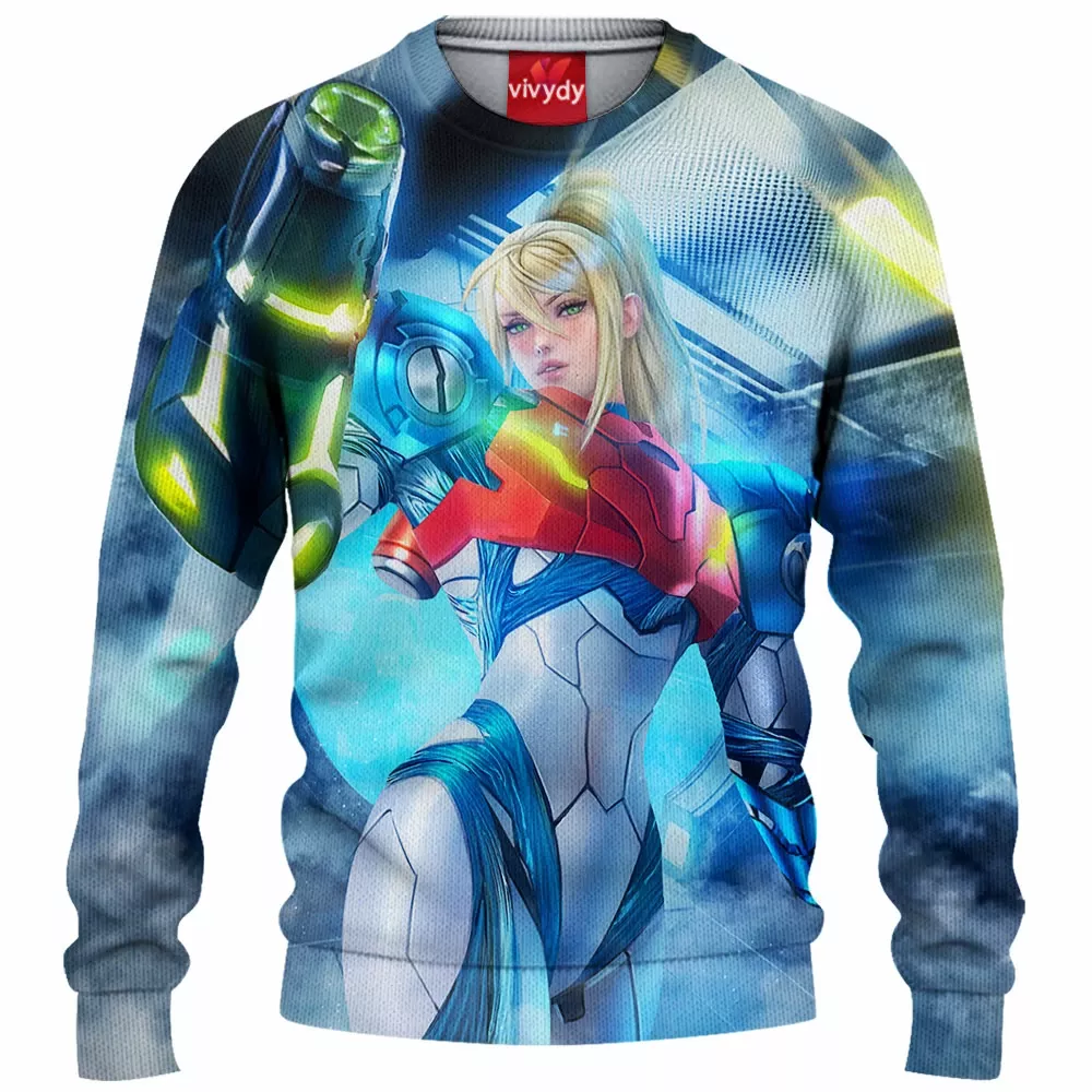 Samus Aran Knitted Sweater