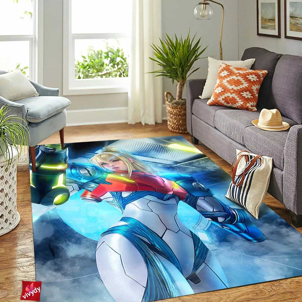 Samus Aran Rectangle Rug