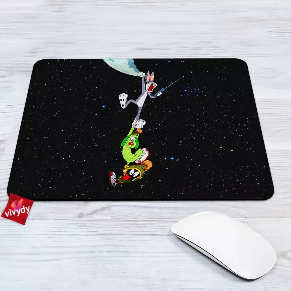 Bugs Bunny x K-9 x Marvin Martian Mouse Pad