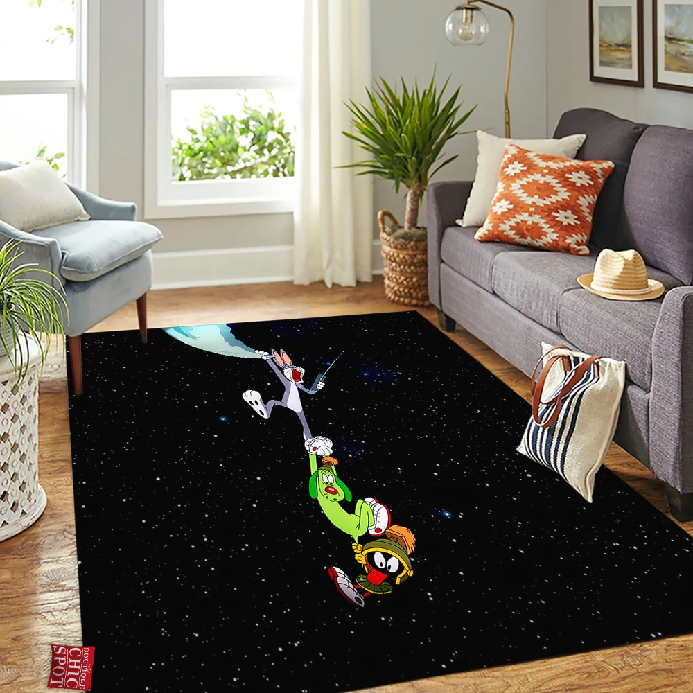 Bugs Bunny x K-9 x Marvin Martian Rectangle Rug