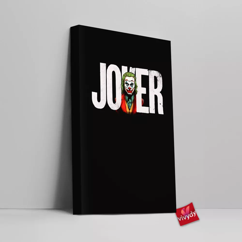 Joker Canvas Wall Art