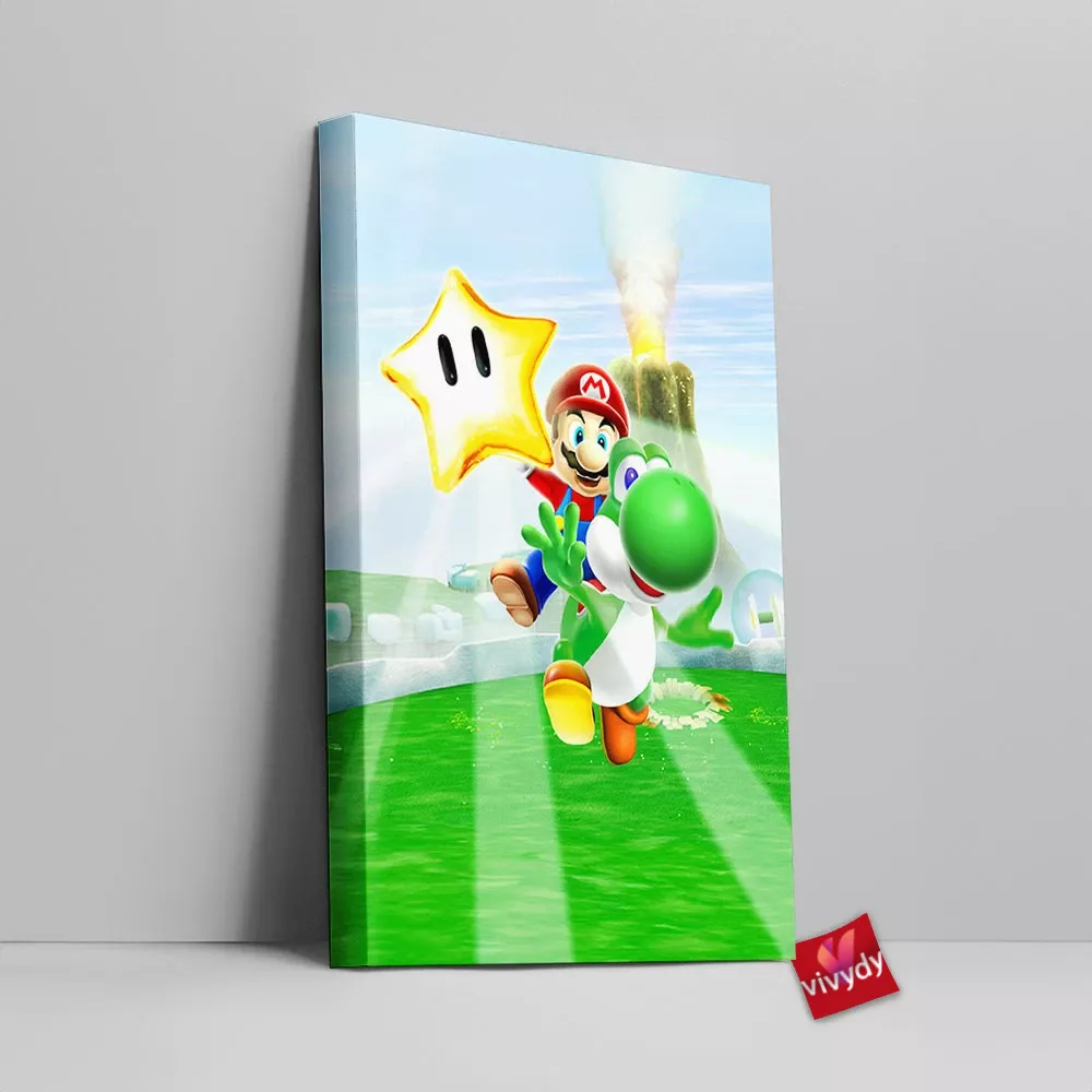 Mario Canvas Wall Art