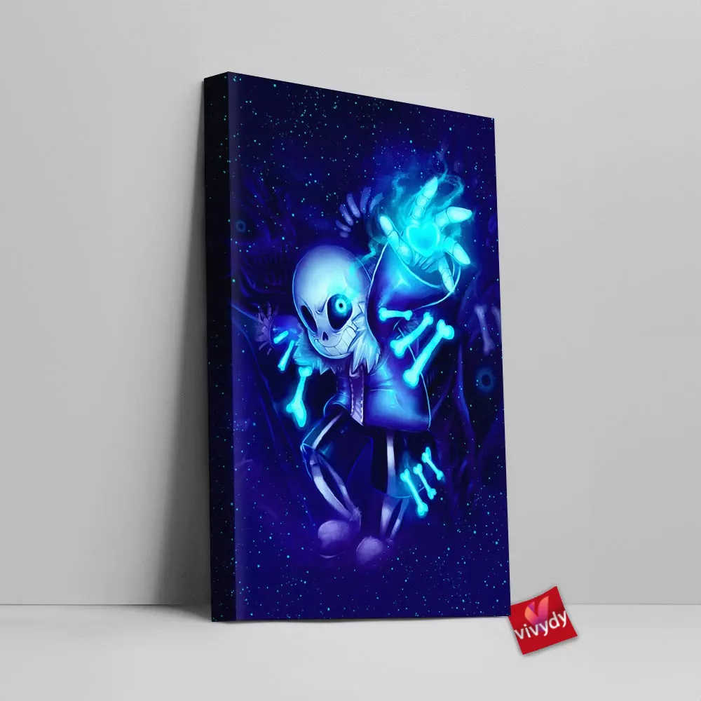 Sans Undertale Canvas Wall Art