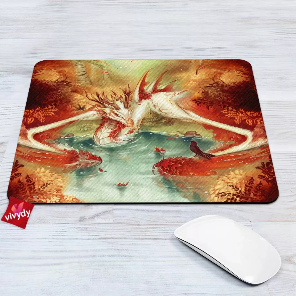 Fall Dragon Mouse Pad