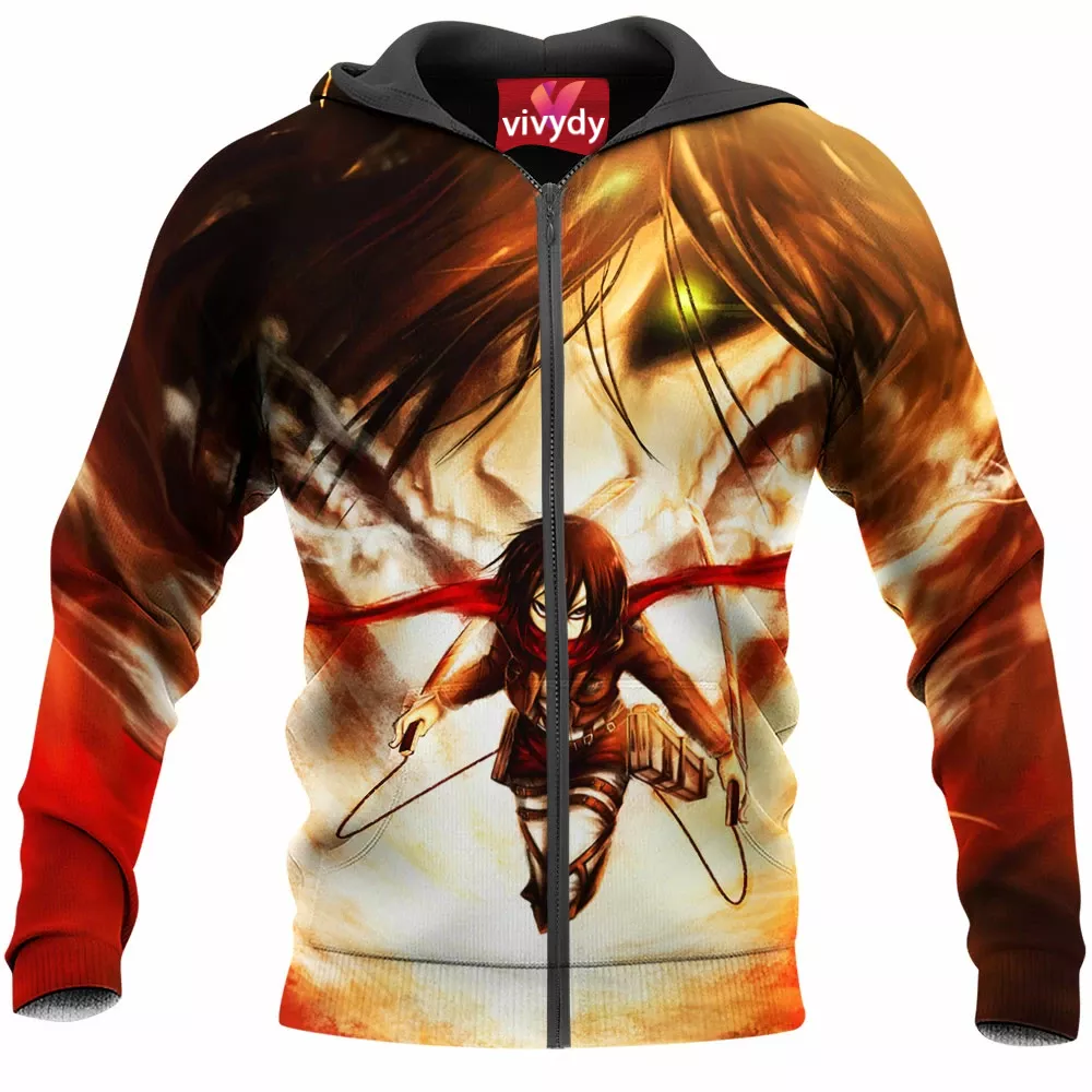 Attack On Titan Zip Hoodie