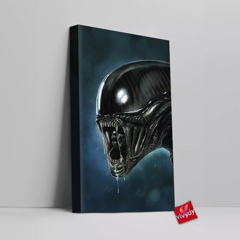 Alien Canvas Wall Art