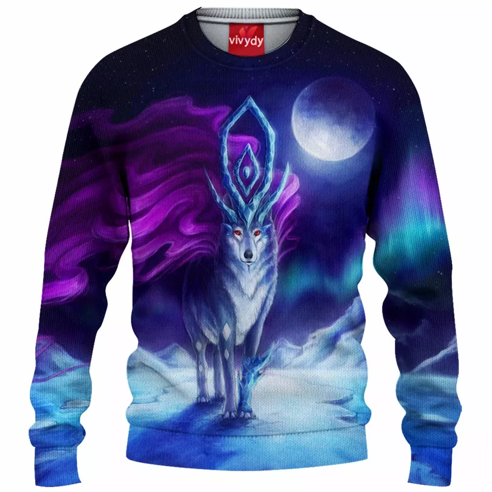 Wolf Knitted Sweater