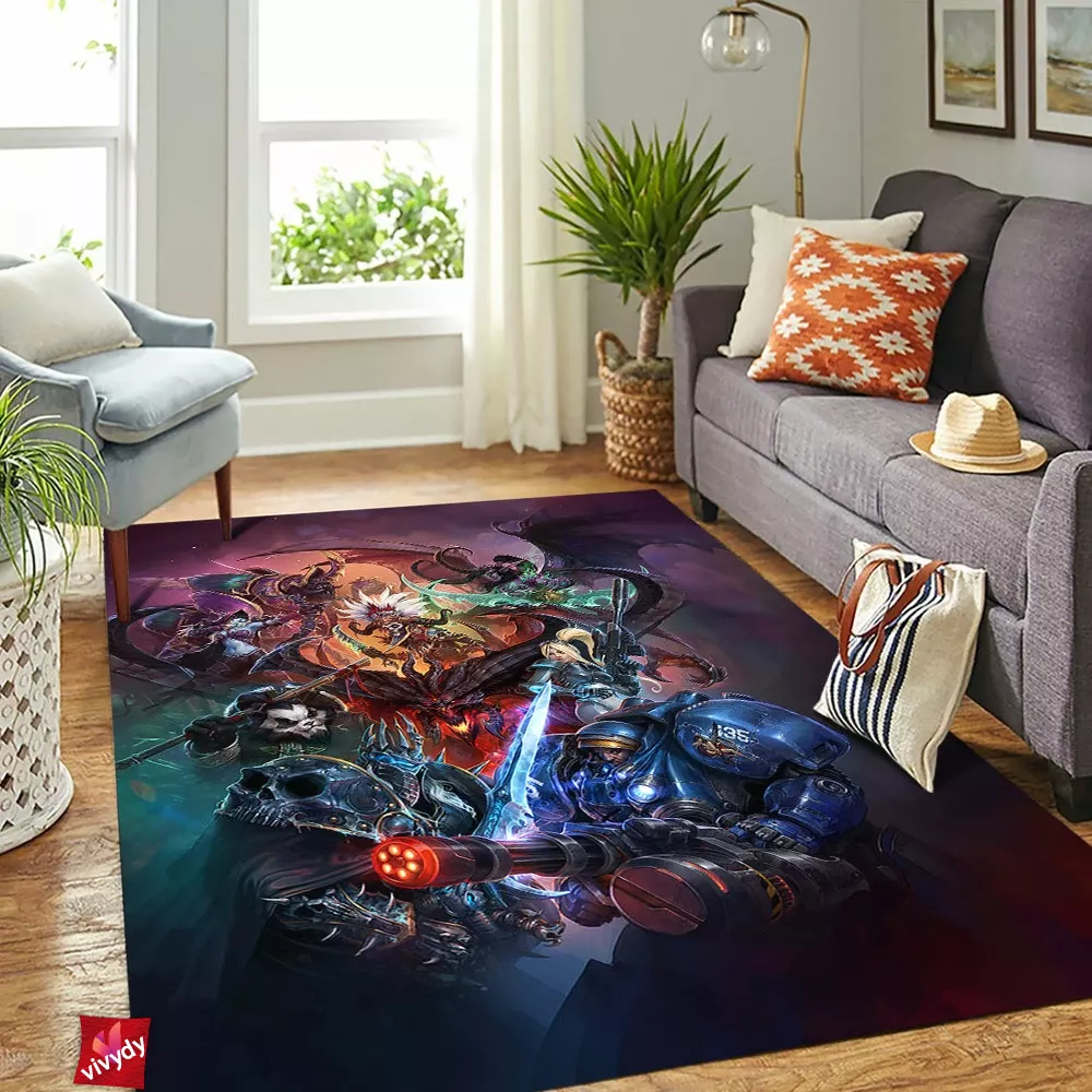 Heroes Of The Storm Rectangle Rug