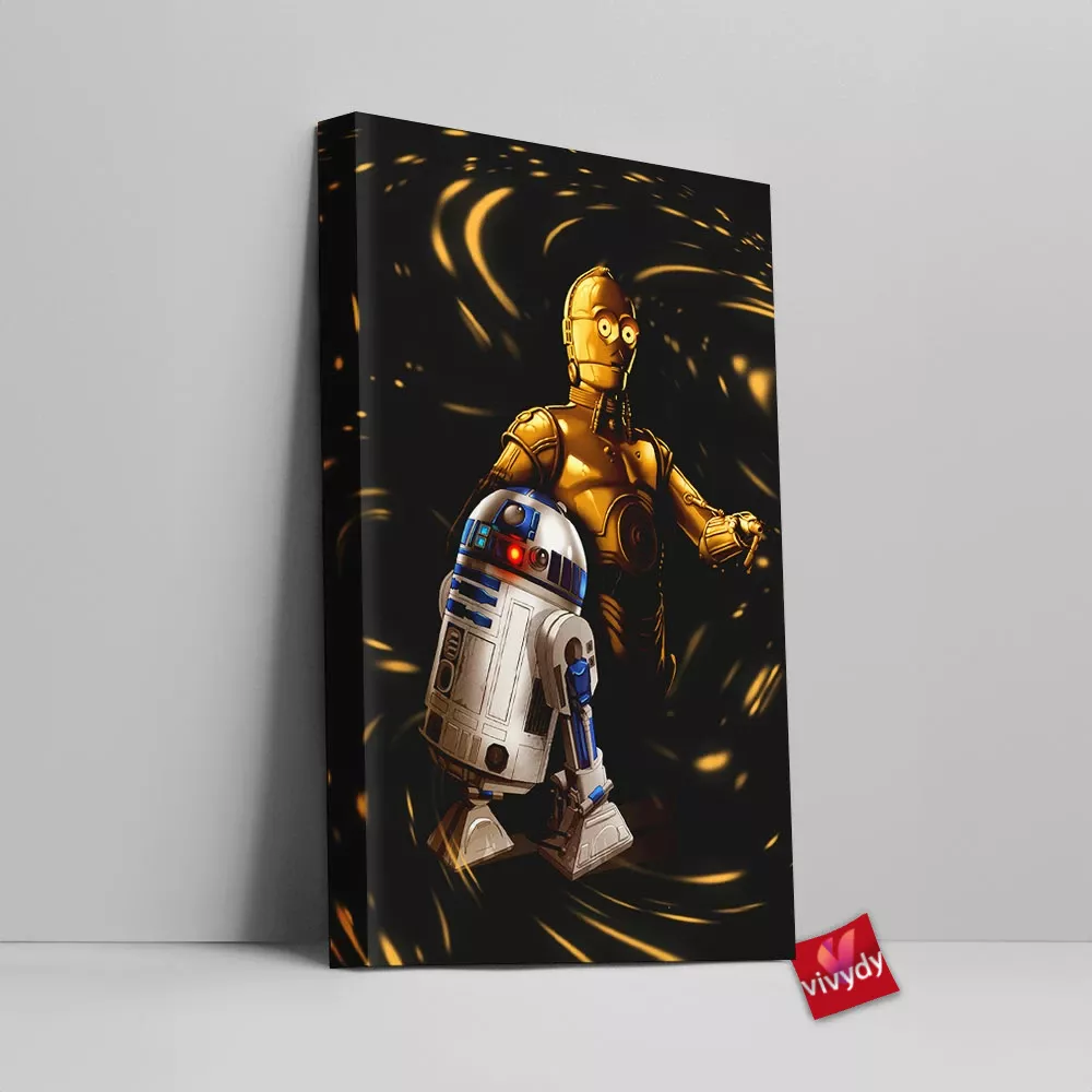 Droids Canvas Wall Art