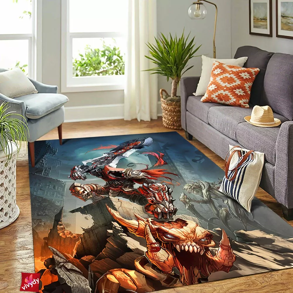 War Darksiders Rectangle Rug