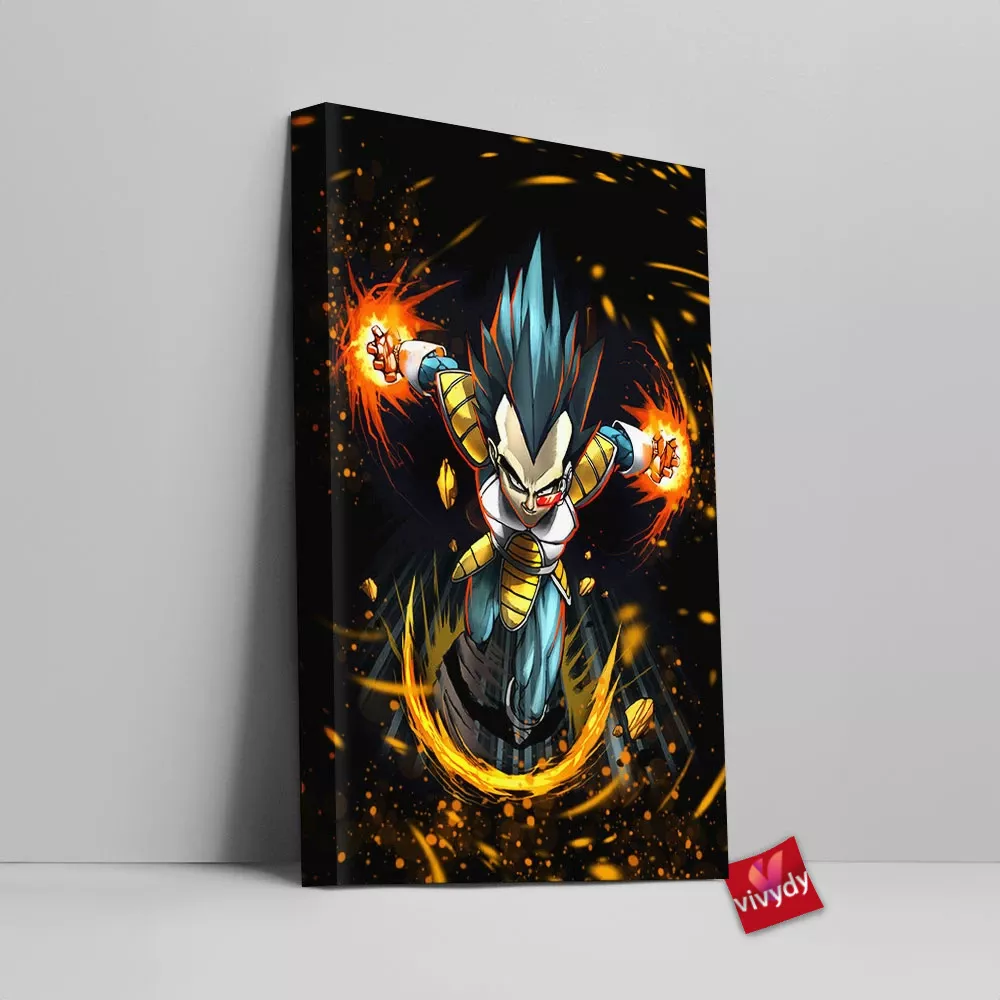 Vegeta Canvas Wall Art