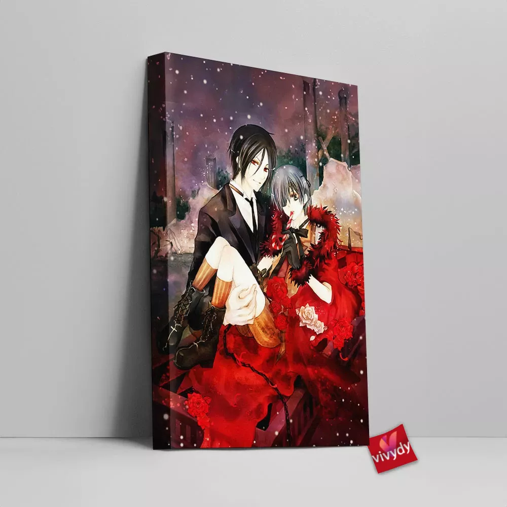 Black Butler Canvas Wall Art