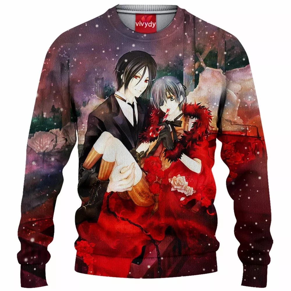 Black Butler Knitted Sweater