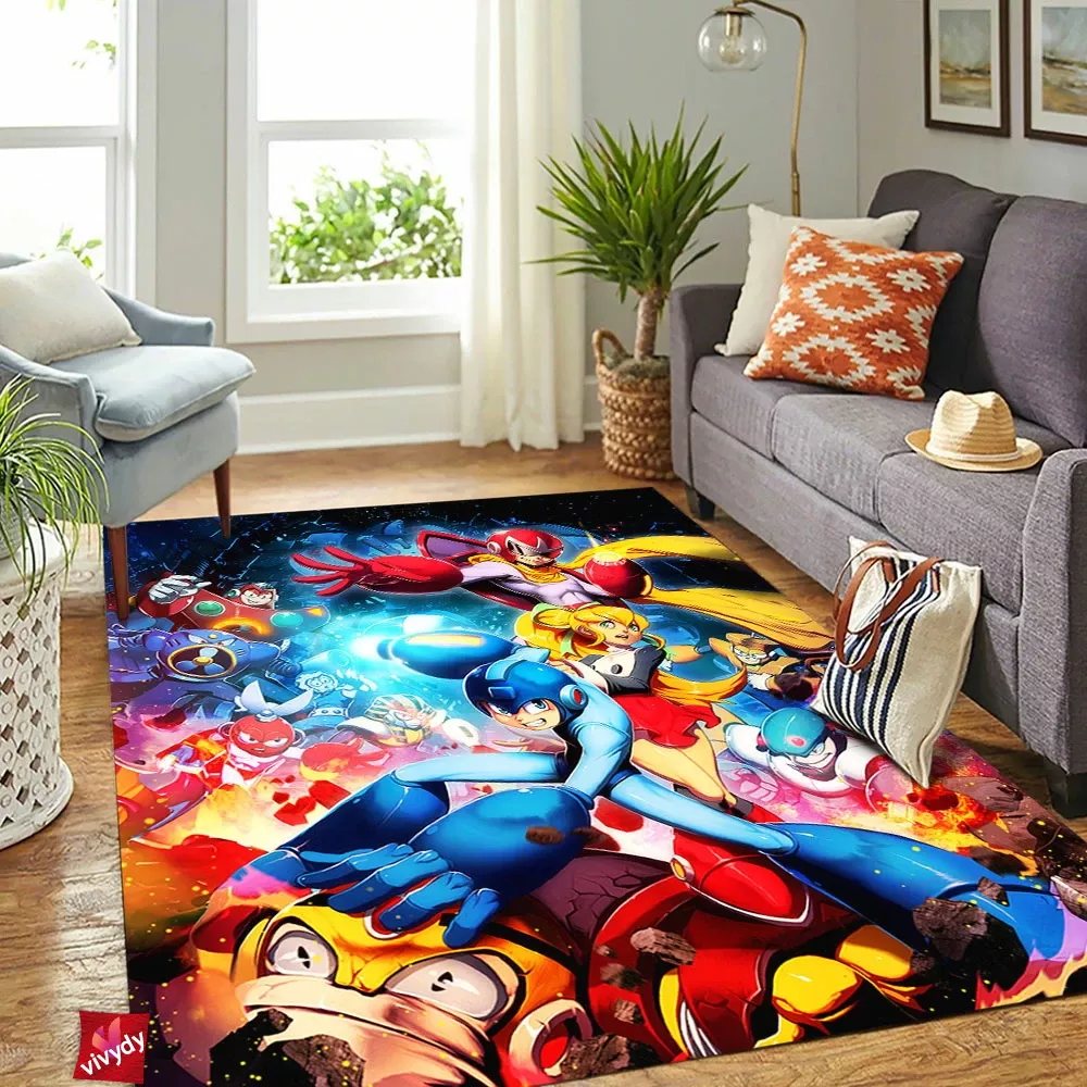 Mega Man Rectangle Rug