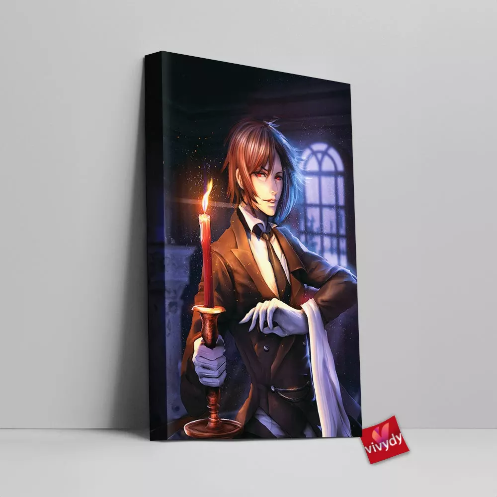 Black Butler Canvas Wall Art