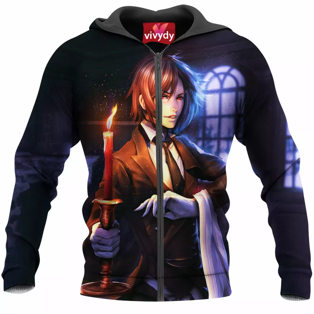 Black Butler Zip Hoodie