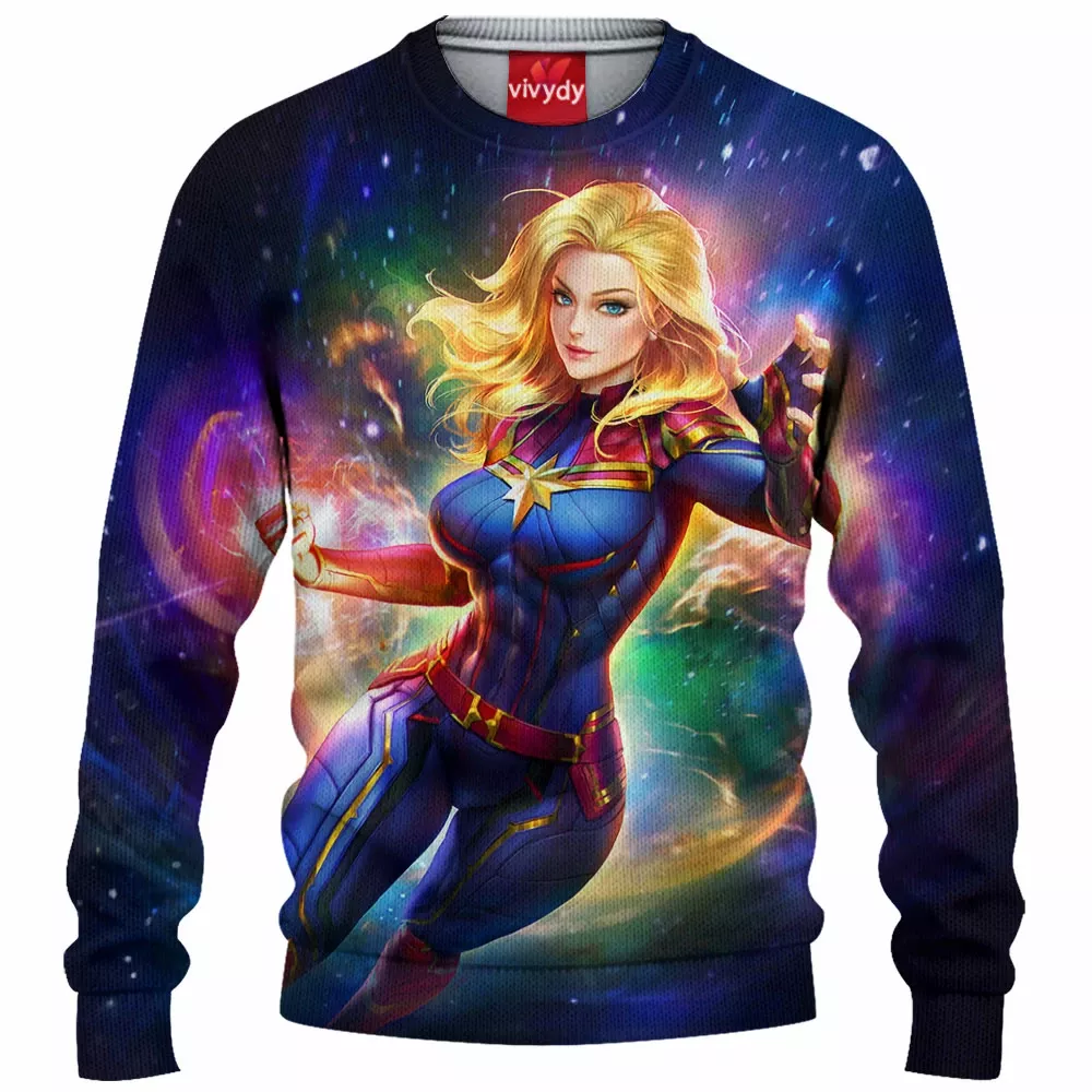 Captain Comic Knitted Sweater