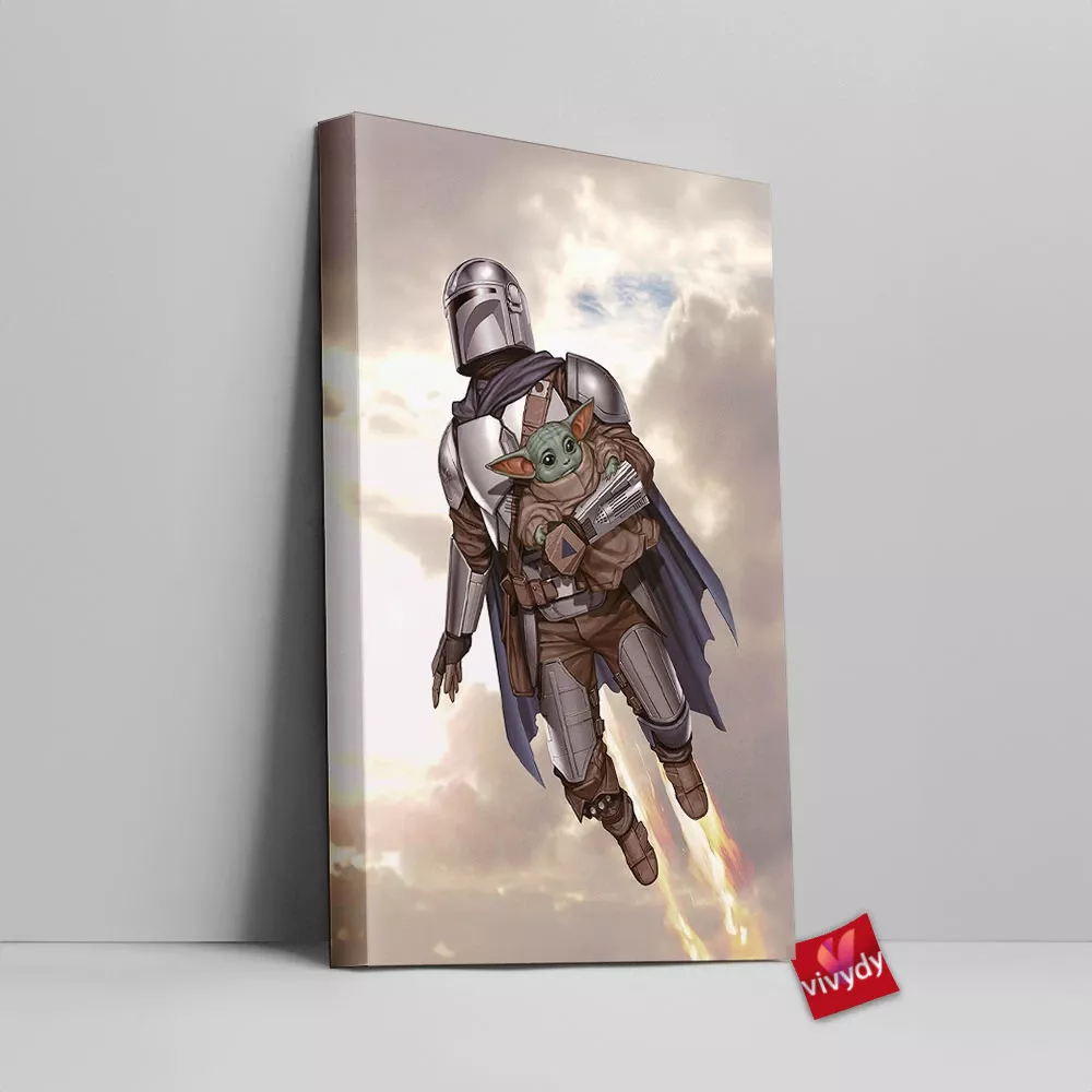 The Mandalorian Canvas Wall Art