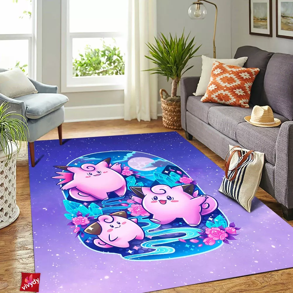 Clefairy Rectangle Rug