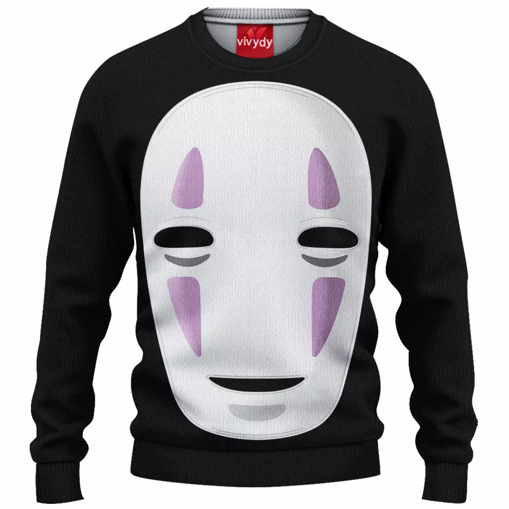 No Face Knitted Sweater