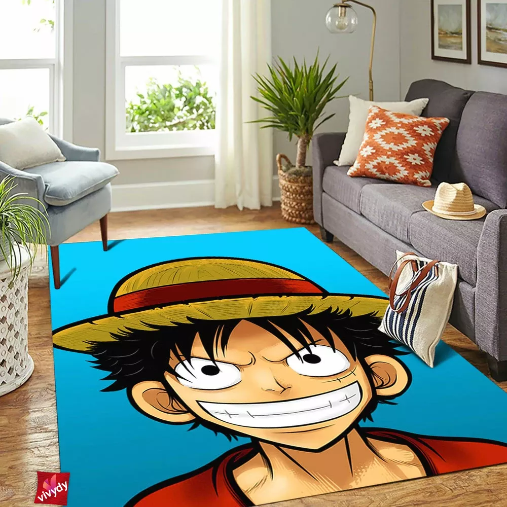 Luffy One Piece Rectangle Rug