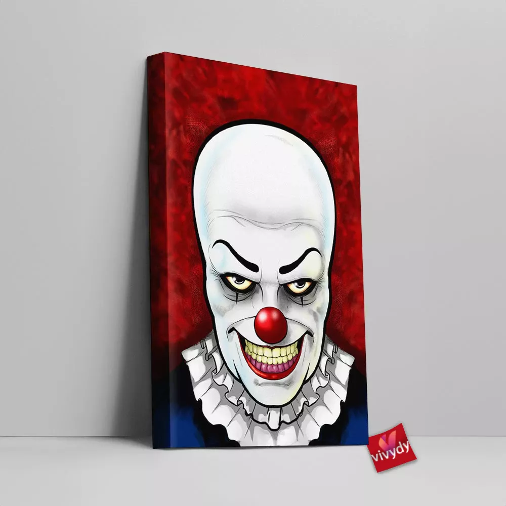 Pennywise It Canvas Wall Art