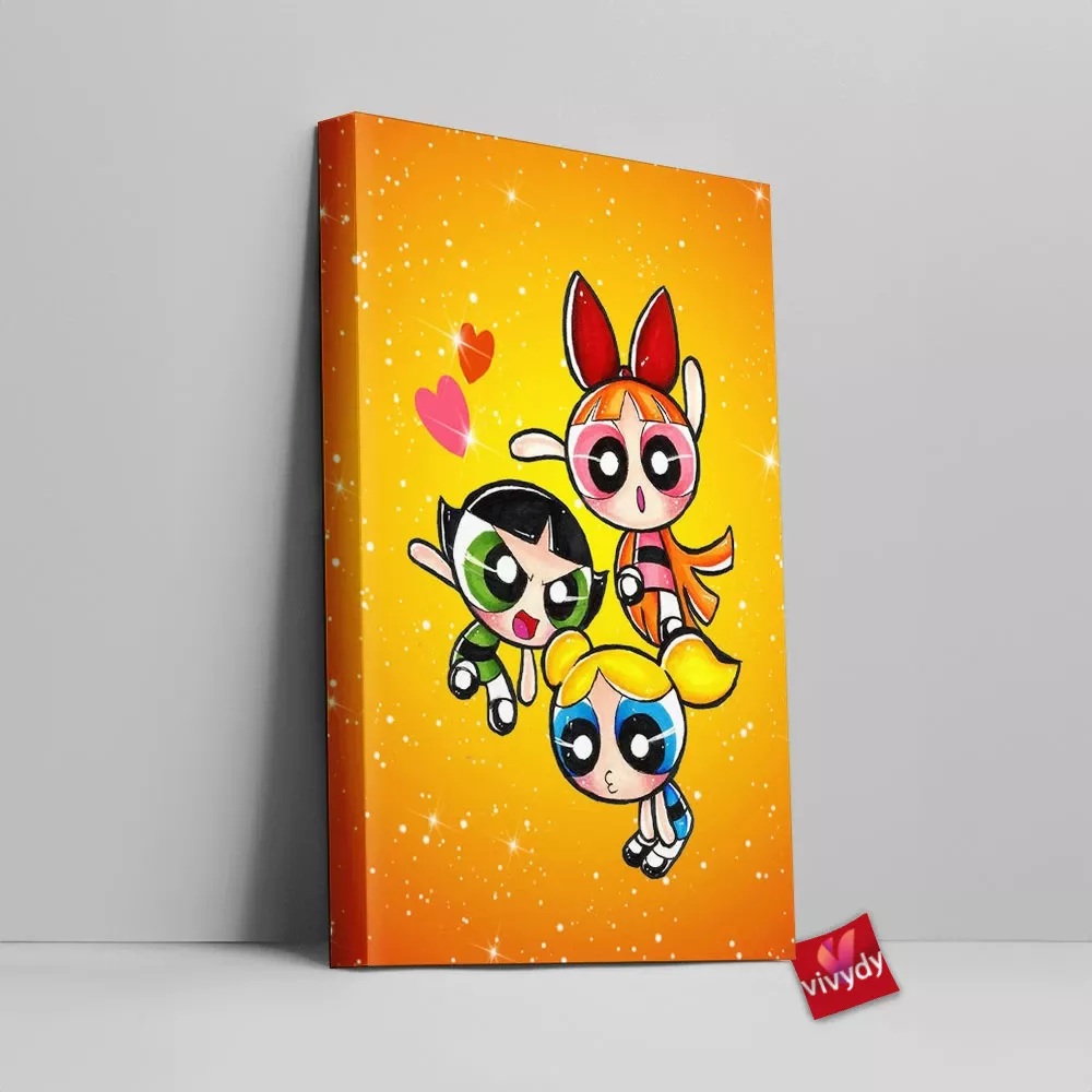 The Powerpuff Girls Canvas Wall Art